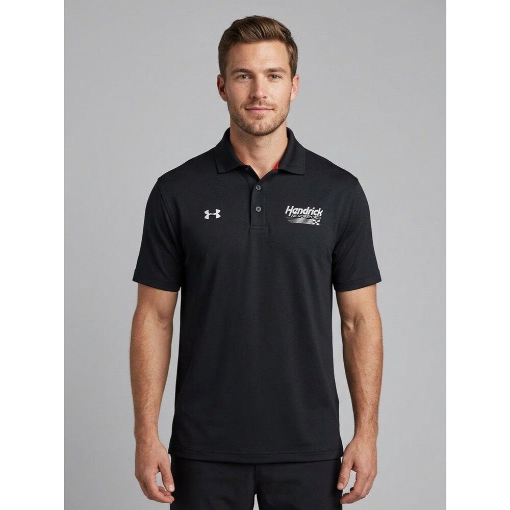 Hendrick Motorsports NWT Under Armour Black Short Sleeve Shirt Size Medium